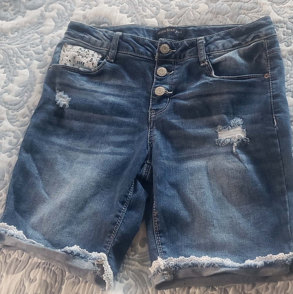 Girls size 14 jean shorts